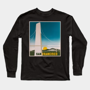 San Francisco Vintage Style Long Sleeve T-Shirt